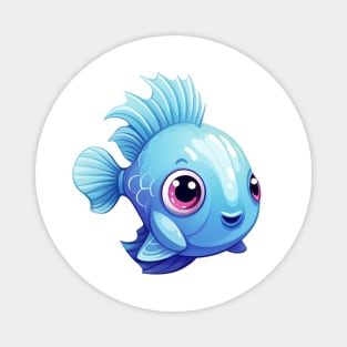 Cute cartoon fish Magnet